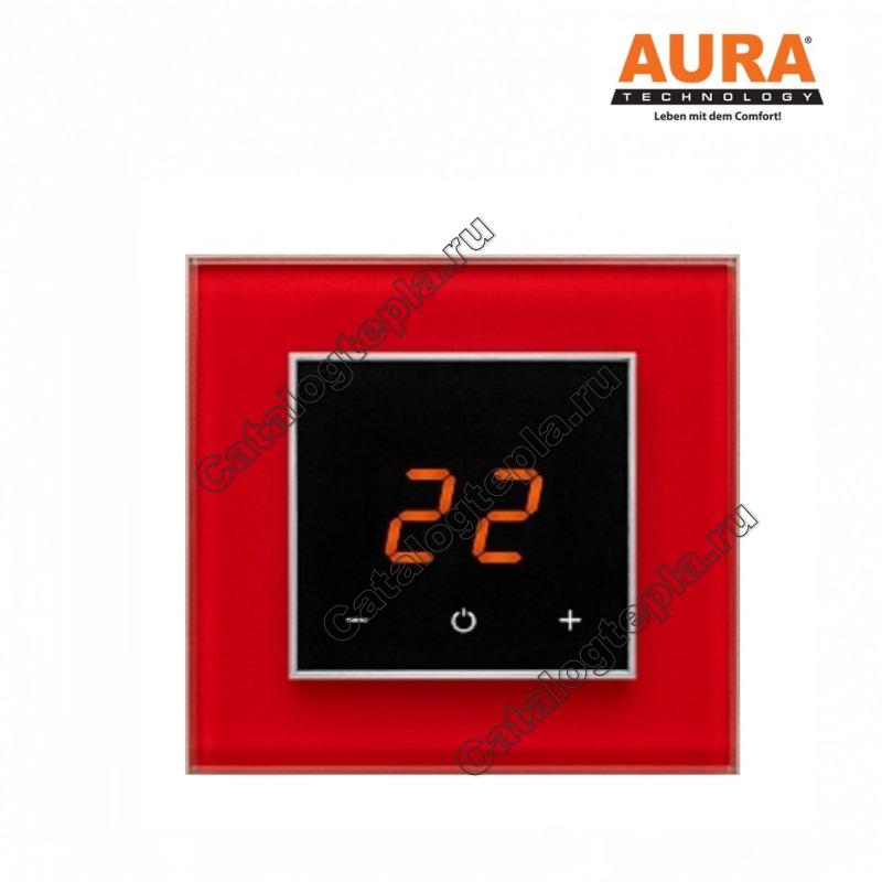 Терморегулятор AURA ORTO 1586 RED LUMINOUS