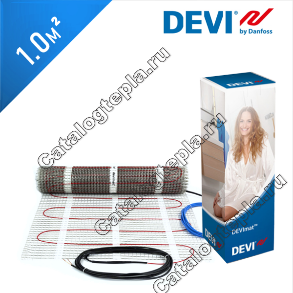 Нагревательный мат DEVIheat 150S (DSVF-150) - 1,0 кв.м.
