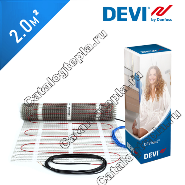 Нагревательный мат DEVIheat 150S (DSVF-150) - 2,0 кв.м.