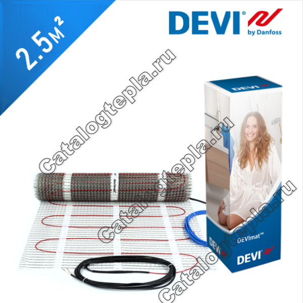 Нагревательный мат DEVIheat 150S (DSVF-150) - 2,5 кв.м.