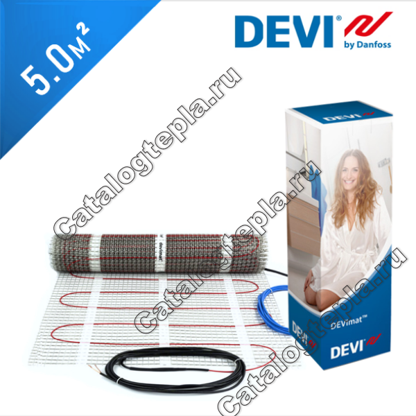 Нагревательный мат DEVIheat 150S (DSVF-150) - 5,0 кв.м.