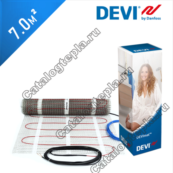 Нагревательный мат DEVIheat 150S (DSVF-150) - 7,0 кв.м.