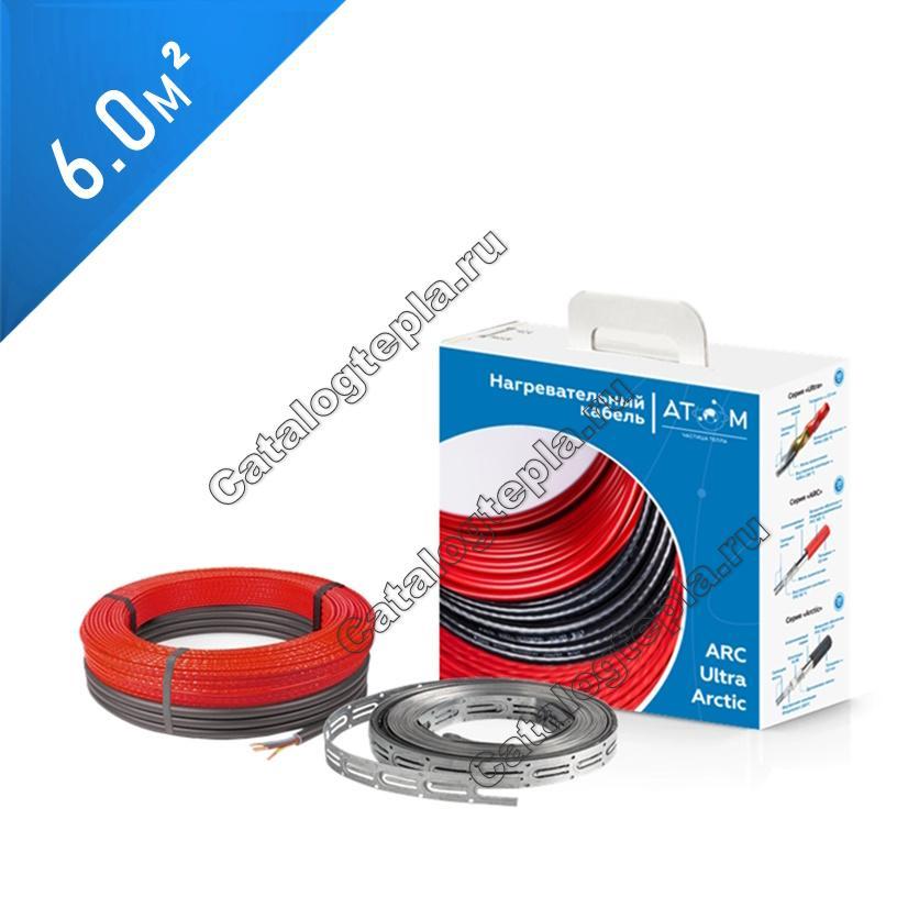 Нагревательный кабель ATOM ARC Ultra 16W - 6,0 м.