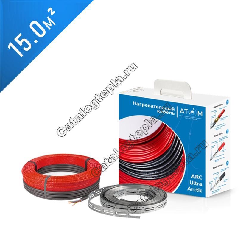 Нагревательный кабель ATOM ARC Ultra 16W - 15,0 м.
