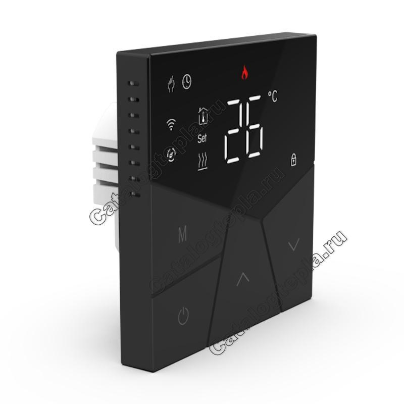 Терморегулятор Warmshtein Line Wi-Fi черный