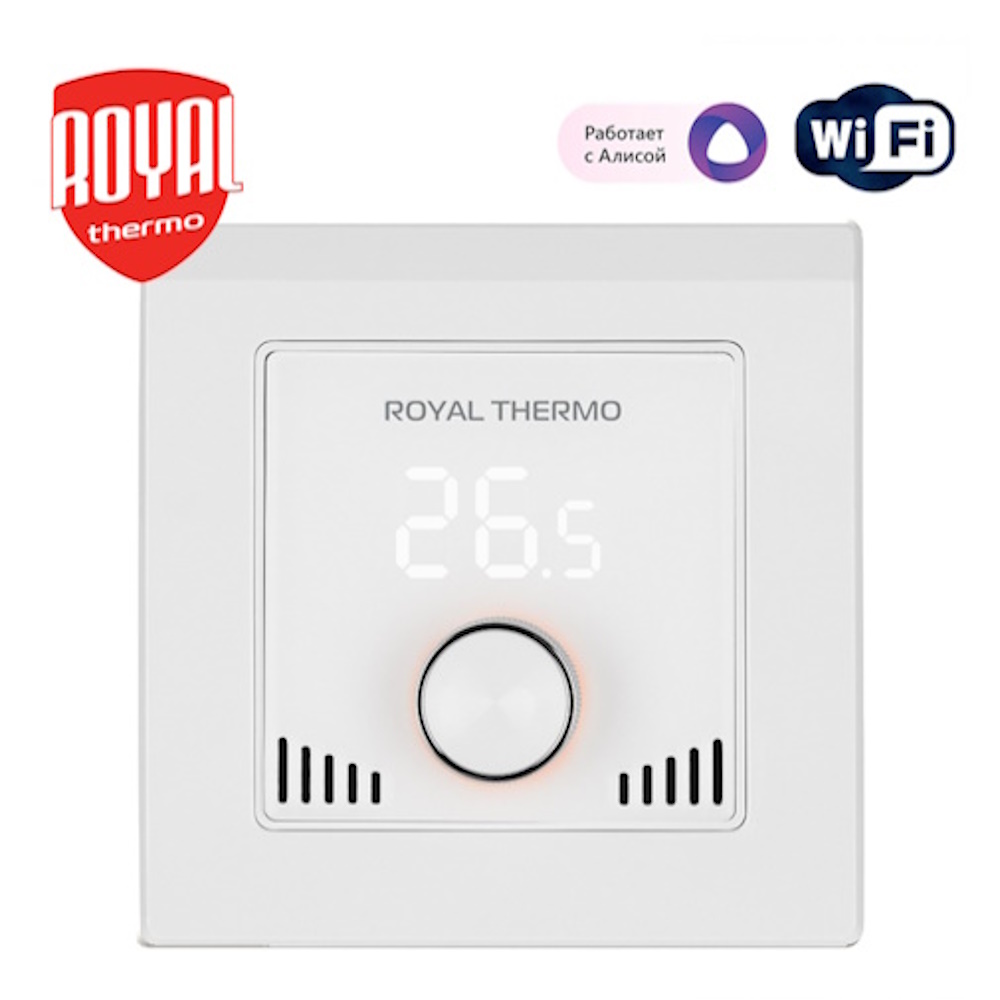 Терморегулятор Royal Thermo Intellon RTI-16 WiFi белый