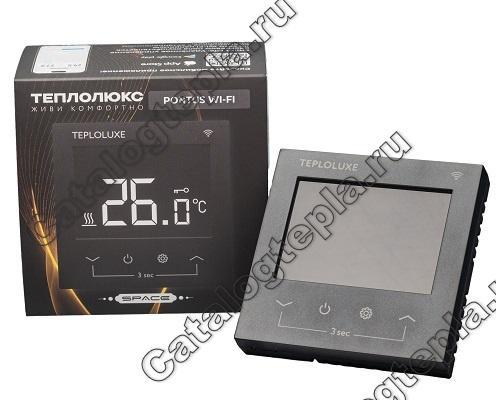 Терморегулятор Теплолюкс Pontus Space Wi-Fi черный