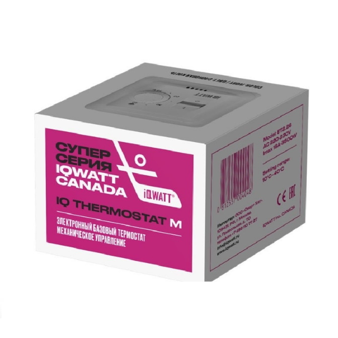 Терморегулятор IQ THERMOSTAT M (ivory)