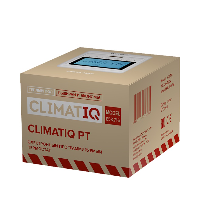 Терморегулятор CLIMATIQ РT (white)