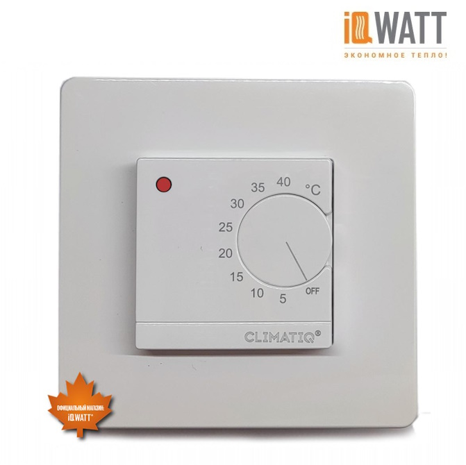 Терморегулятор CLIMATIQ FM белый