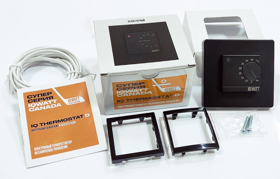 Терморегулятор IQ THERMOSTAT D black