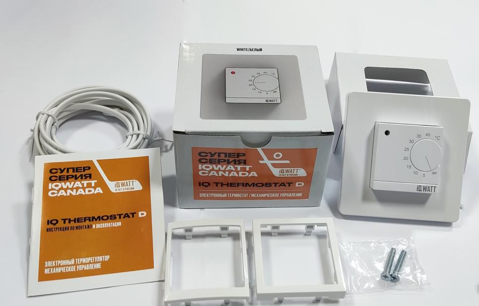 Терморегулятор IQ THERMOSTAT D white