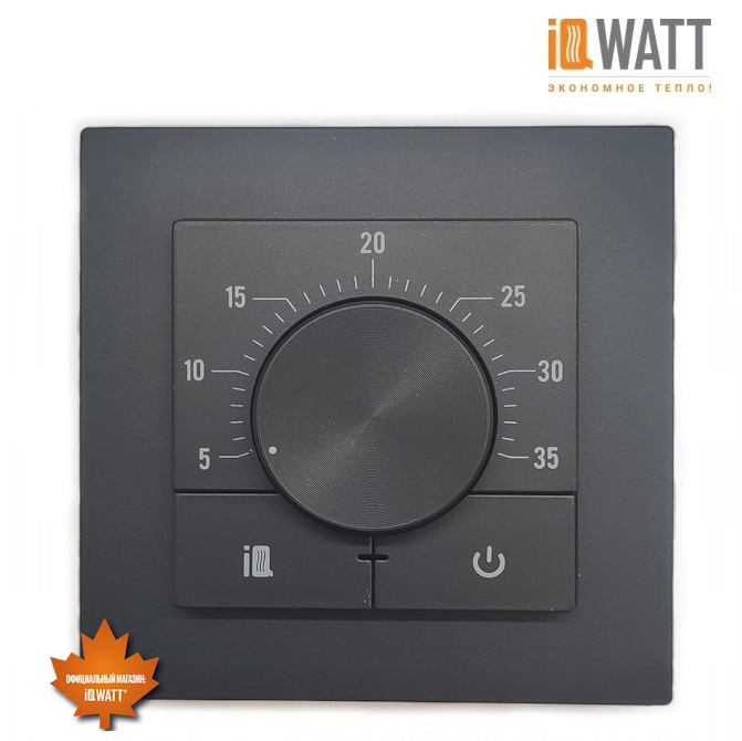 Терморегулятор IQ THERMOSTAT Dm черный