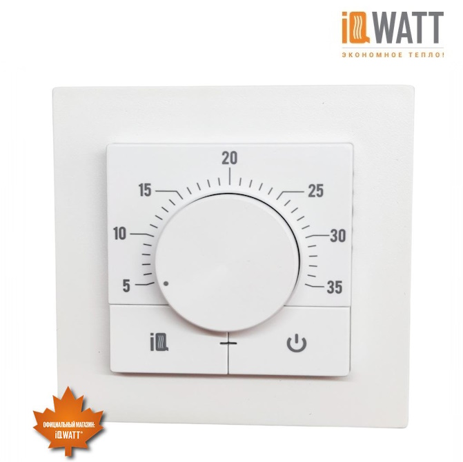 Терморегулятор IQ THERMOSTAT Dm белый
