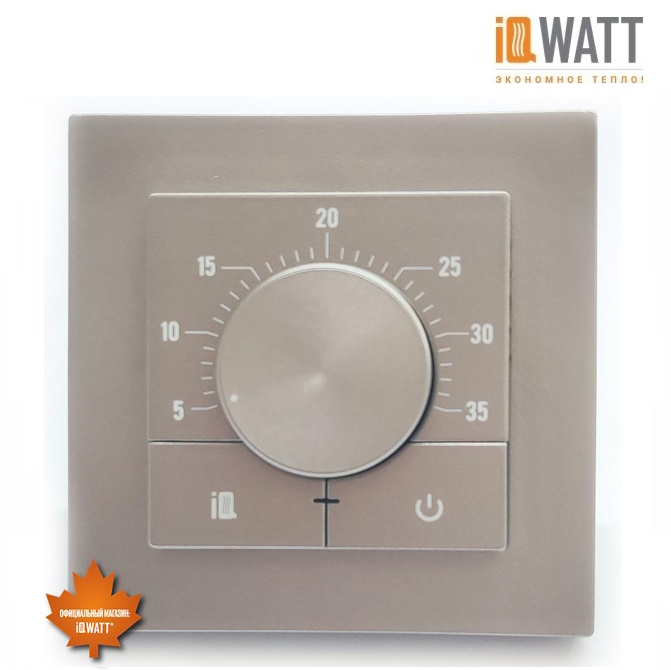 Терморегулятор IQ THERMOSTAT Dm шампань