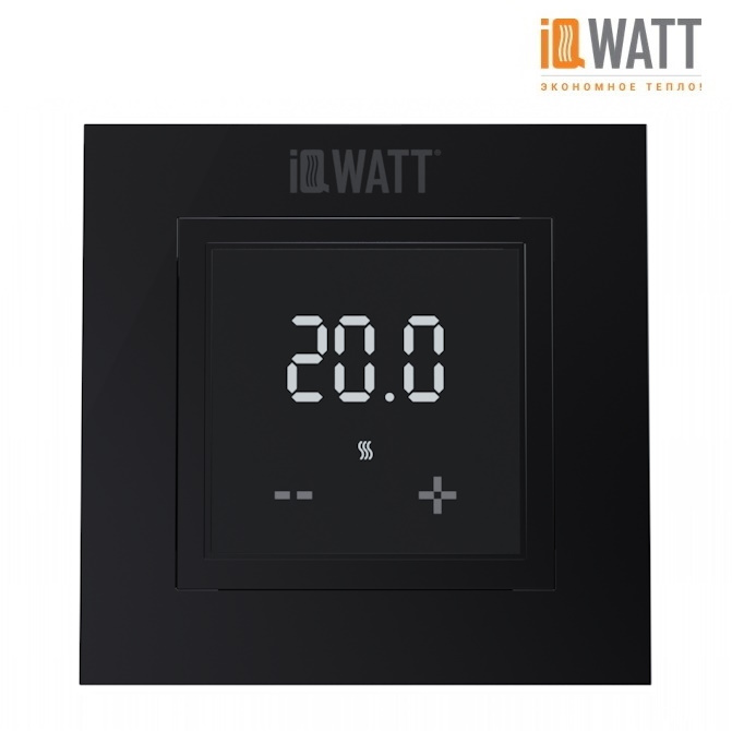 Терморегулятор IQ THERMOSTAT D черный матовый