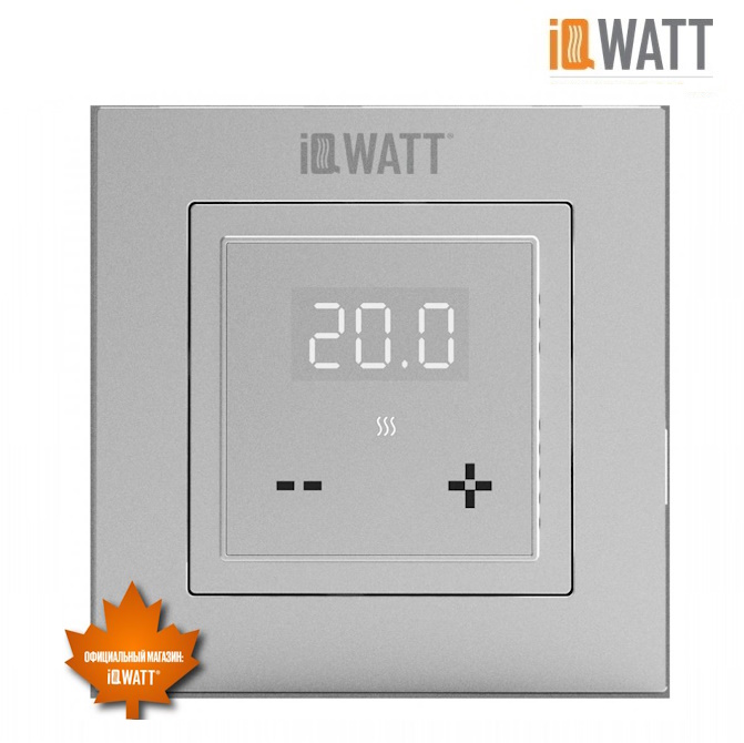 Терморегулятор IQ THERMOSTAT D серебристый металлик