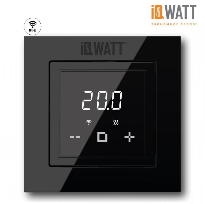 Терморегулятор IQ THERMOSTAT D black WI-FI