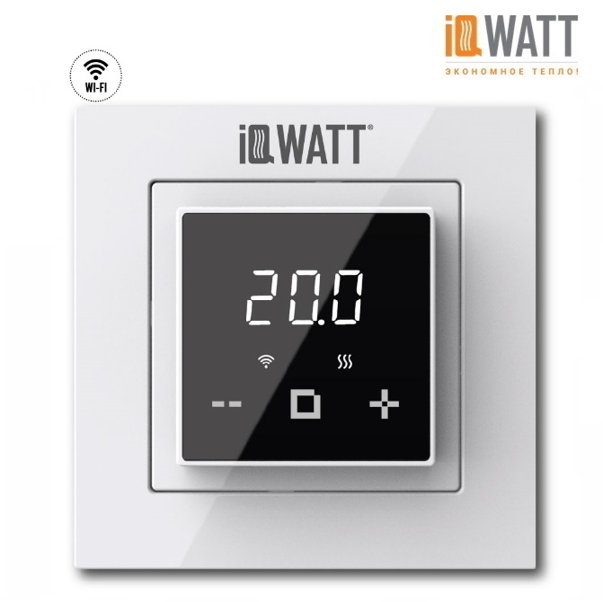 Терморегулятор IQ THERMOSTAT D black/white WI-FI