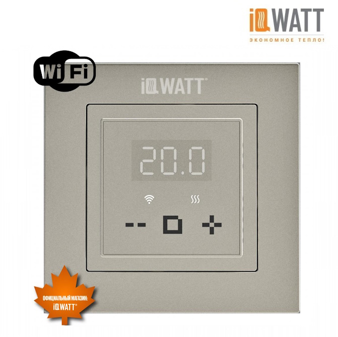 Терморегулятор IQ THERMOSTAT D шампань WI-FI