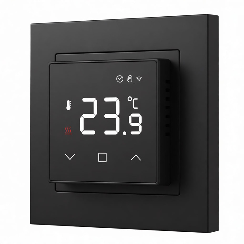 Терморегулятор Warmshtein FIT Wi-Fi черный