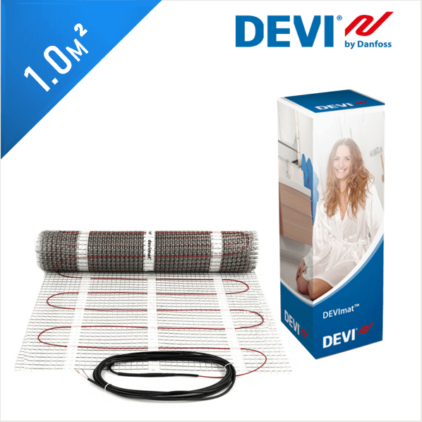 Нагревательный мат DEVIcomfort 150T (DTIR-150) - 1,0 кв.м.