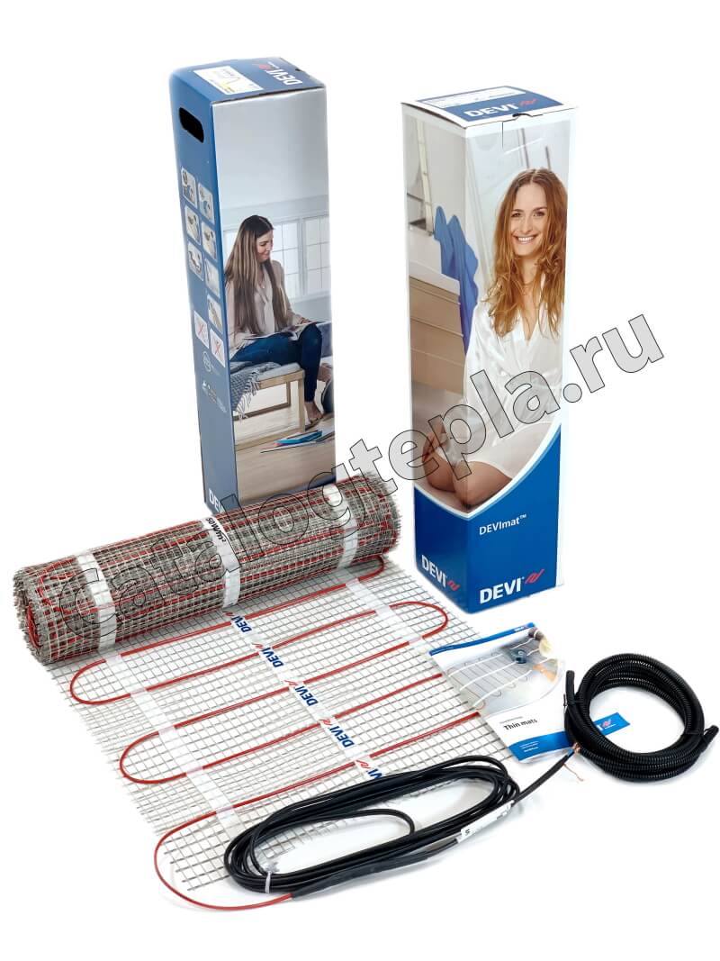 Нагревательный мат DEVIcomfort 150T (DTIR-150) - 6,0 кв.м.