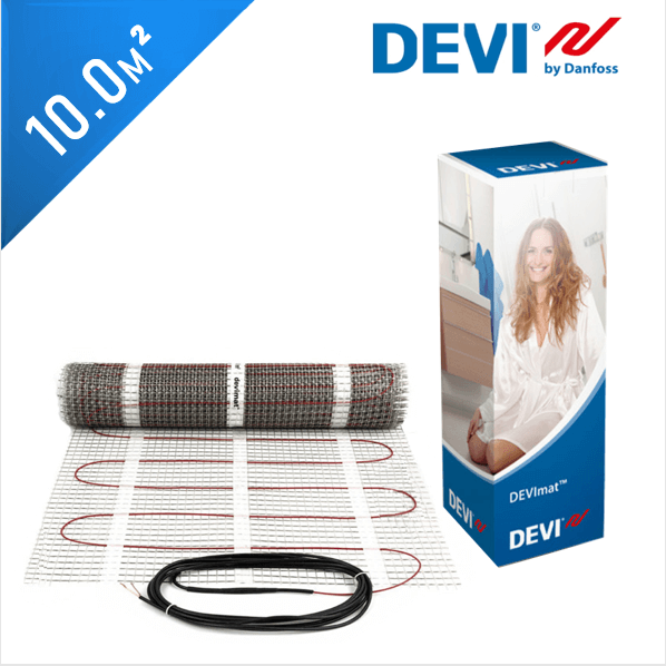 Нагревательный мат DEVIcomfort 150T (DTIR-150) - 10,0 кв.м.