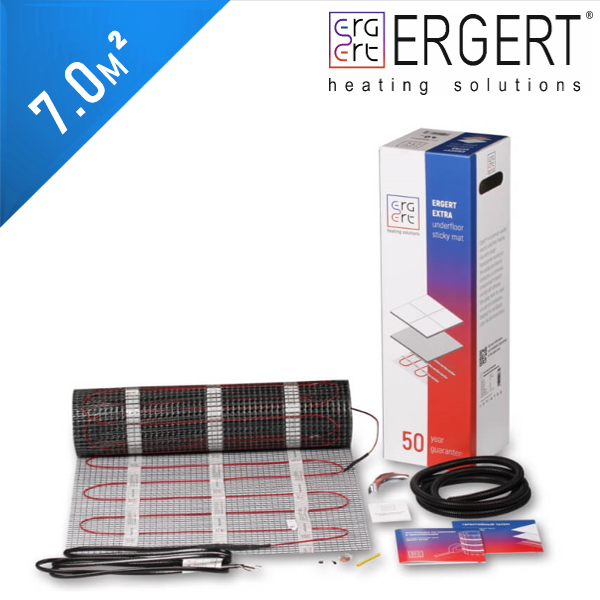 Нагревательный мат ERGERT Extra 150 (ETME 150) - 7,0 кв.м.