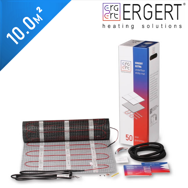 Нагревательный мат ERGERT Extra 200 (ETME 200) - 10,0 кв.м.