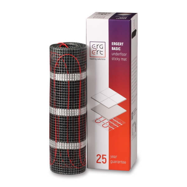 Нагревательный мат ERGERT Basic 200 (ETMB 200) - 2,5 кв.м.