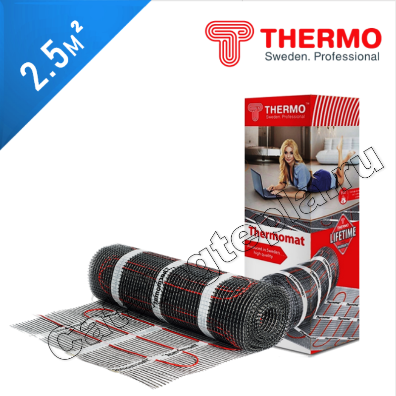 Нагревательный мат Thermomat TVK 180  - 2,5 кв.м.