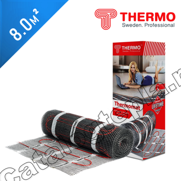 Нагревательный мат Thermomat TVK 180  - 8,0 кв.м.