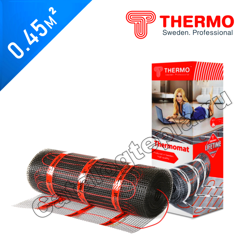 Нагревательный мат Thermomat TVK 210  - 0,45 кв.м.