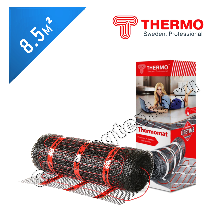 Нагревательный мат Thermomat TVK 210  - 8,5 кв.м.