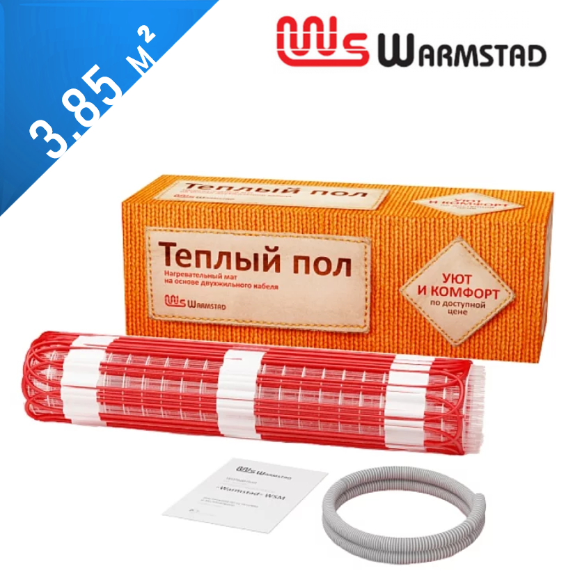 Нагревательный мат Warmstad WSM-150  - 3,85 кв.м.