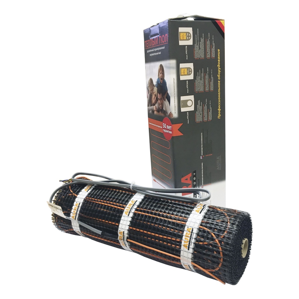 Нагревательный мат AURA МТА 150 - 3,0 кв.м.