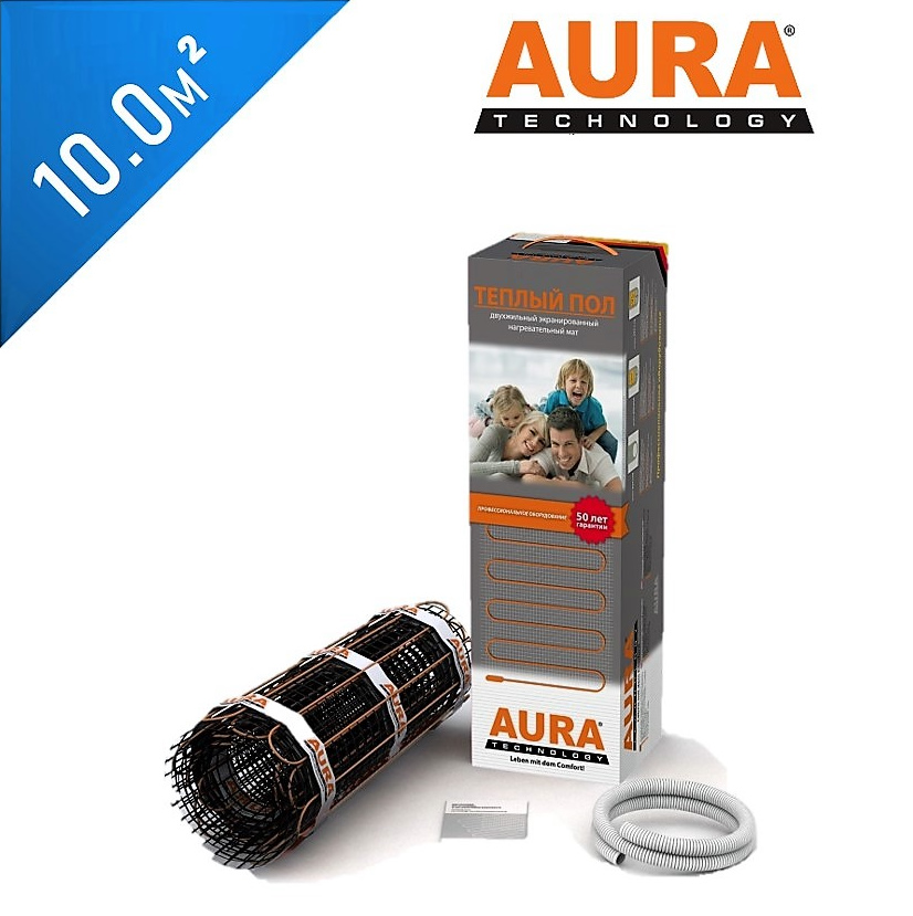 Нагревательный мат AURA МТА 150 - 10,0 кв.м.