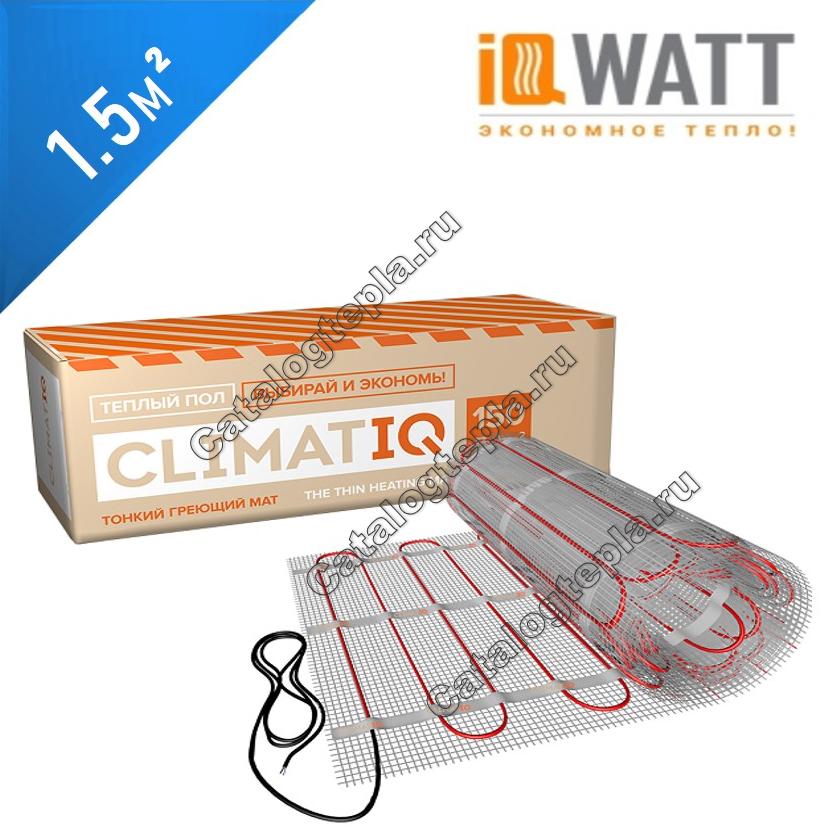 Нагревательный мат IQWATT CLIMATIQ MAT - 1,5 кв.м.