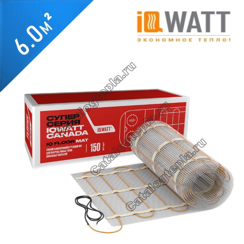 Нагревательный мат IQWATT FLOOR MAT – 6,0 кв.м.